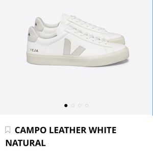 VEJA CAMPO LEATHER WHITE NATURAL